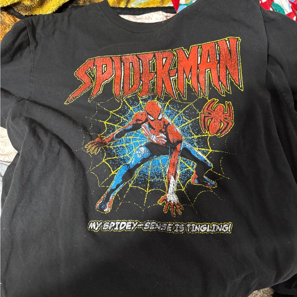 Size Large Mens Spiderman T-Shirt